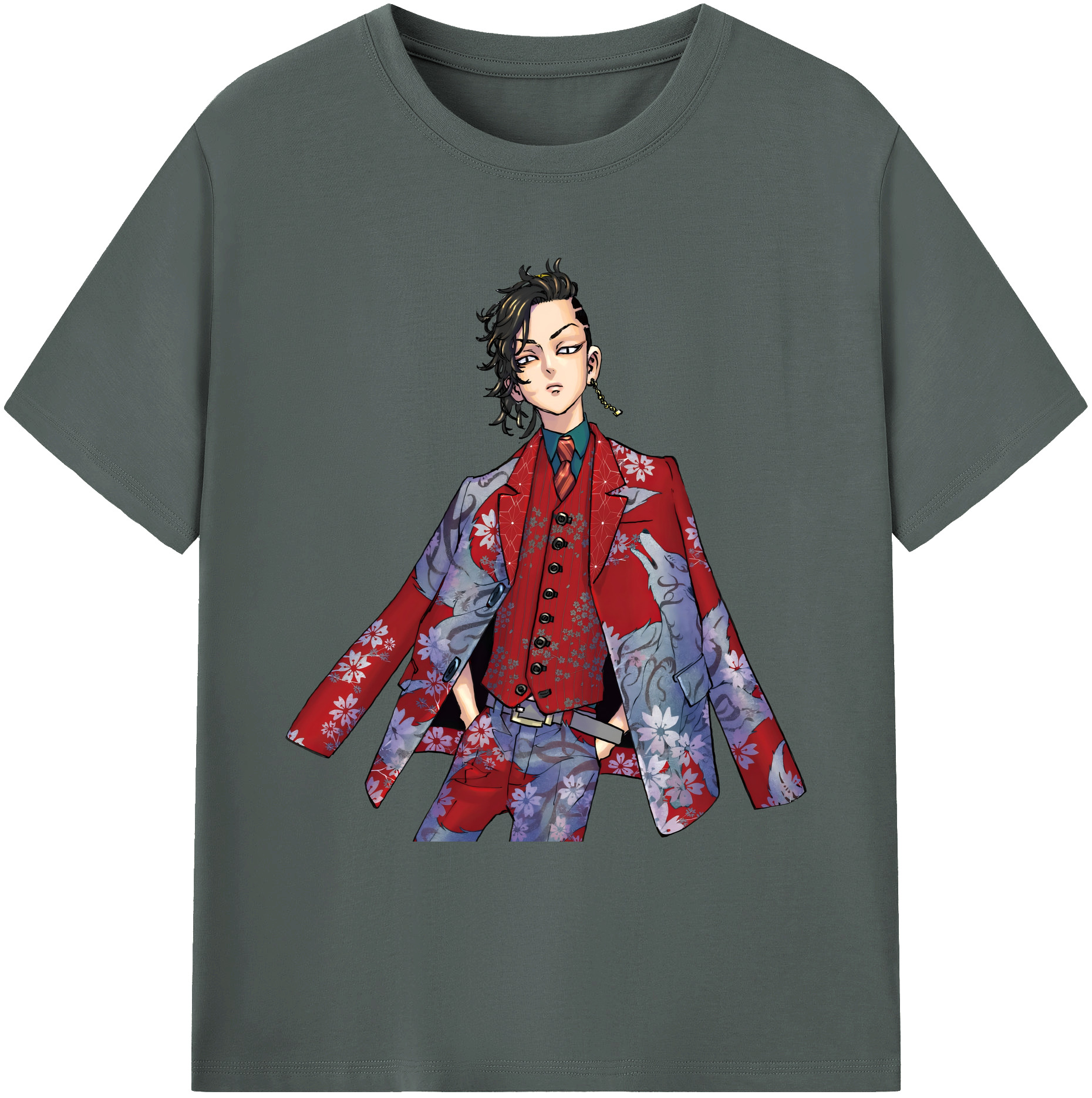（画像用） 東京リベンジャーズ Tokyo Revengers 綿100％ メンズ半袖Tシャツ｜肌触りやわらか＆通気性